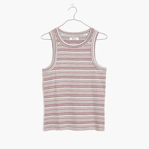 MADEWELL Brightside Tank Top in Wasson Stripe (Small)